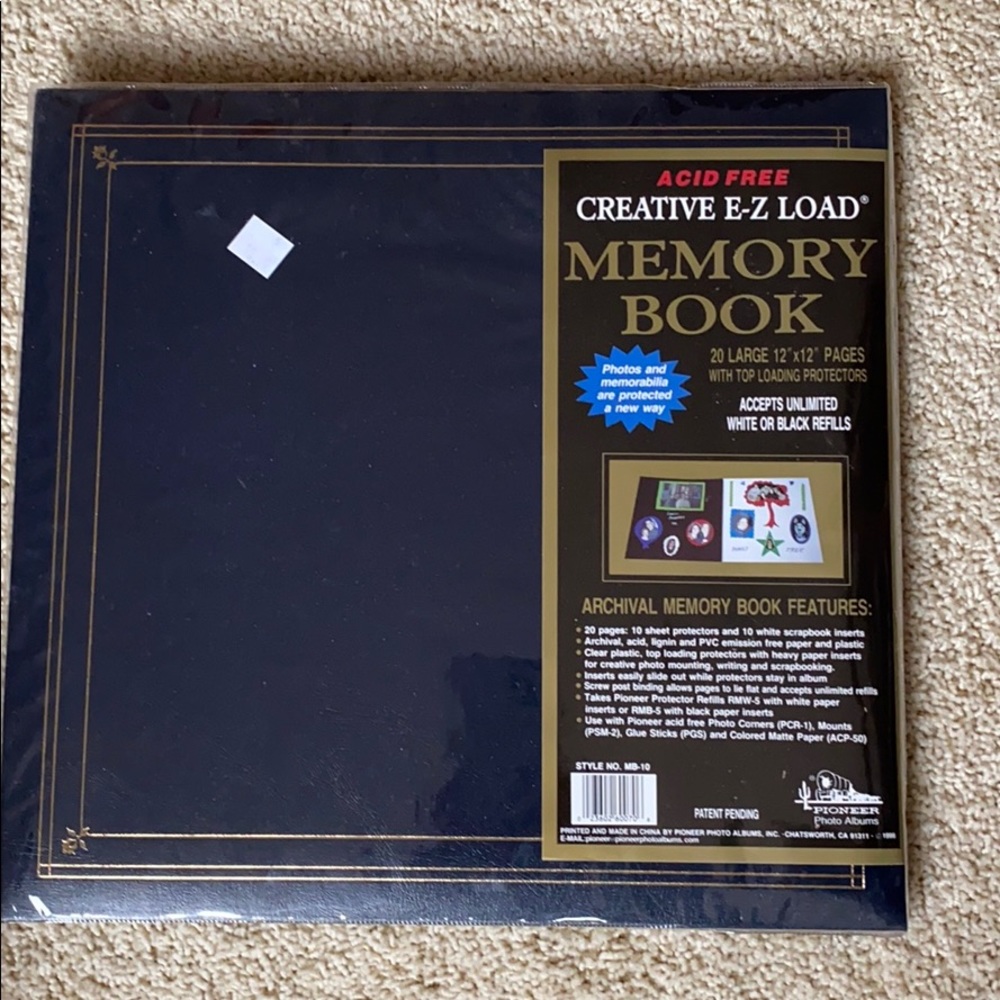 Pioneer Creative EZ Load Memory Book 12x12 20pages
